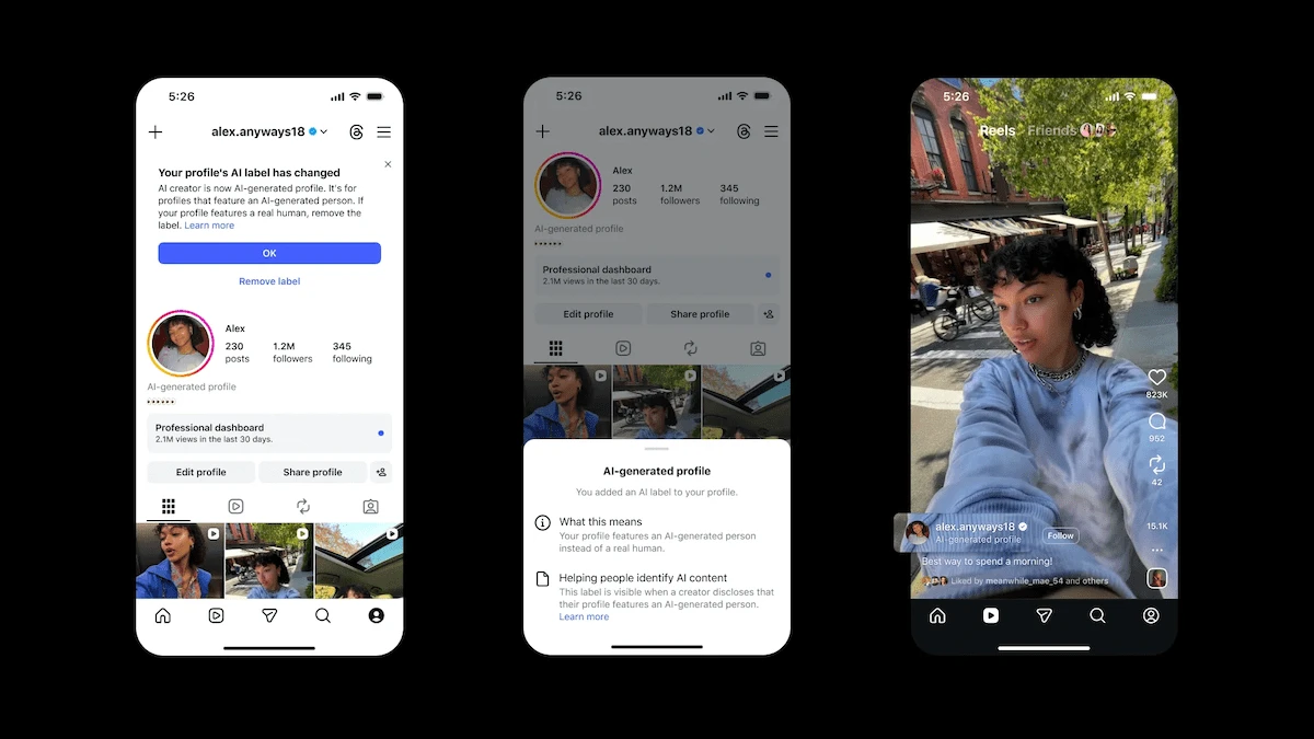 Instagram 收紧 AI 生成账号管控：未标注将限流